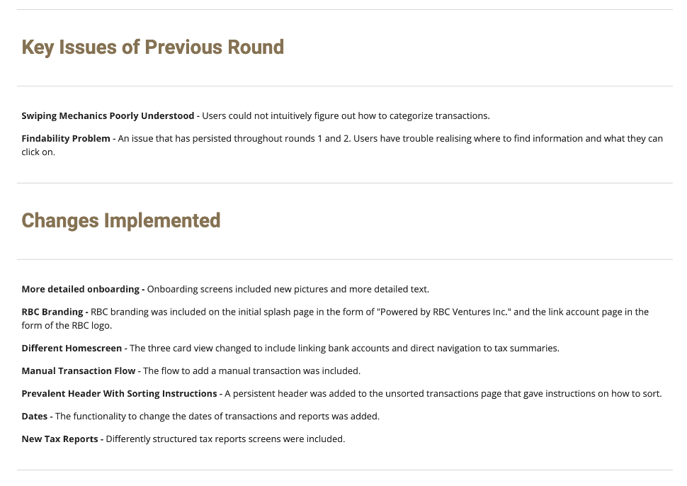 The Sorted Sprint 3 summary on the testing website.